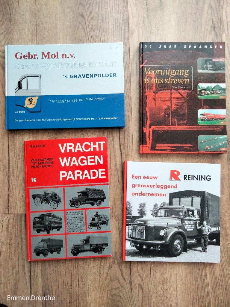 Vrachtwagen Boeken Collectie - 4 Stuks  DAF = SCANIA enz, Boeken, Ophalen of Verzenden, Zo goed als nieuw, Co Bolle, Ton Spaansen, B.H. Heldt
