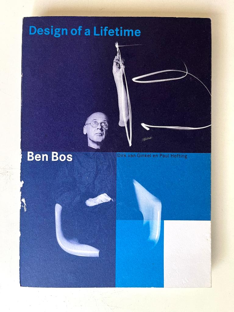 GESIGNEERD- Ben Bos - Design of a Lifetime - Total Design, Zo goed als nieuw, Overige onderwerpen, Paul Hefting, Ophalen of Verzenden