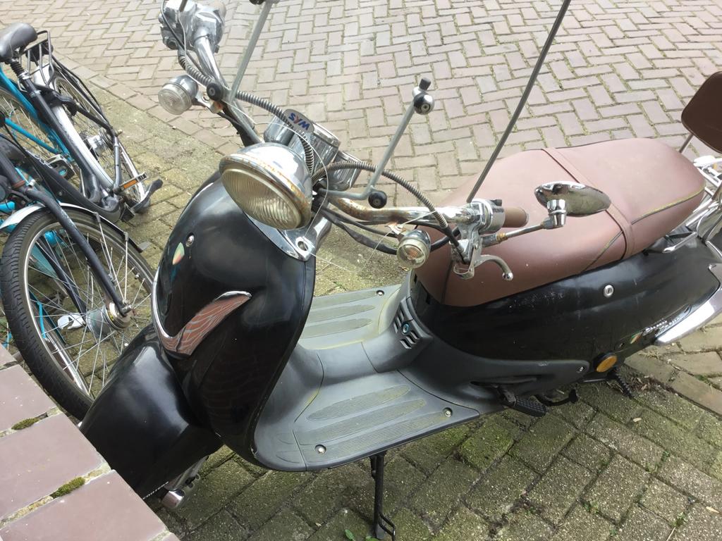 Gran retro scooter, Ophalen, Gebruikt, Benzine, Overige merken