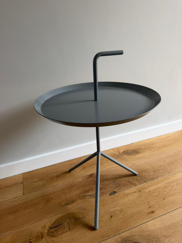 Hay DLM bijzettafel XL, Huis en Inrichting, Tafels | Bijzettafels, Ophalen, Minder dan 55 cm, Metaal of Aluminium, Rond