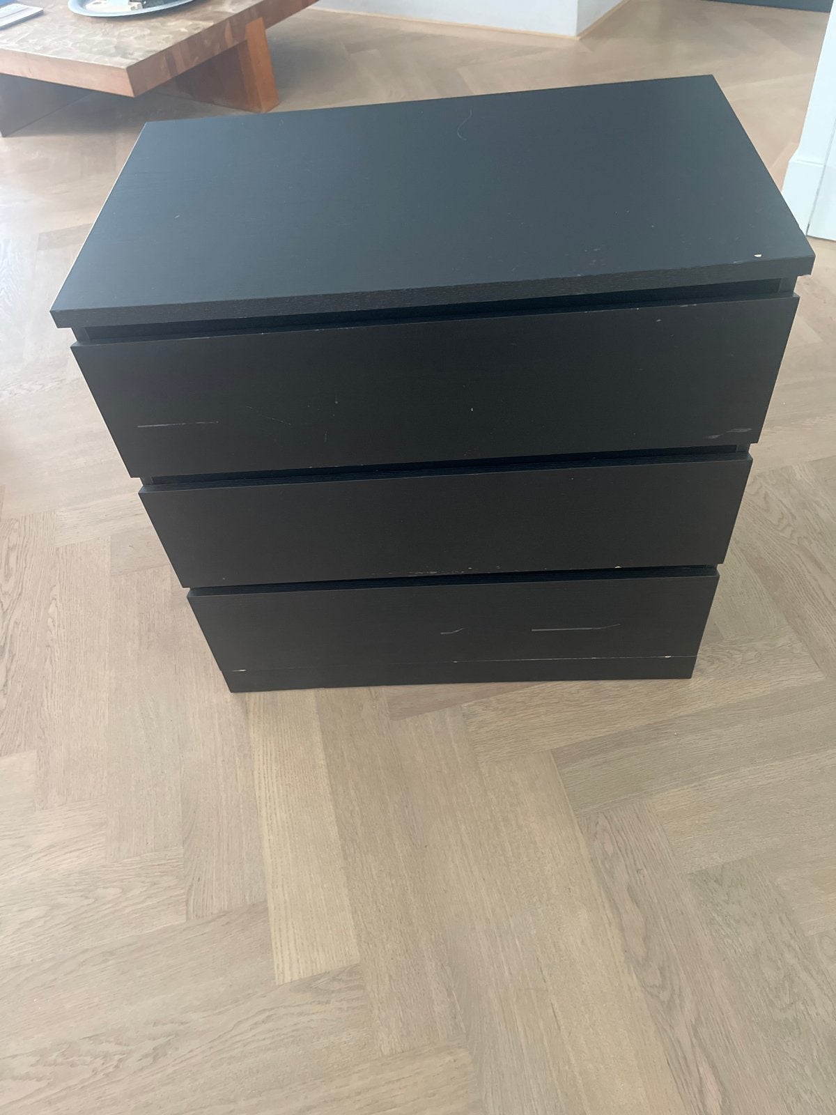 Malm ikea ladeblok - veel gebruikssporen, Huis en Inrichting, Kasten | Ladekasten, Ophalen, Minder dan 50 cm, Gebruikt, 3 of 4 laden