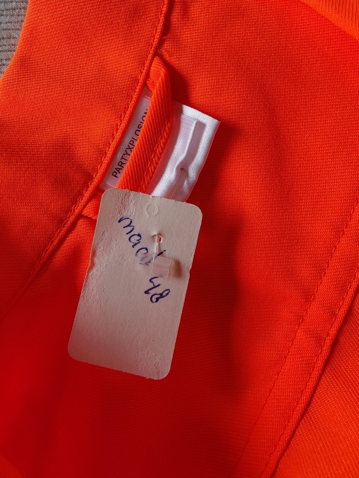 Oranje Tuinbroek Mt48, Ophalen of Verzenden, Zo goed als nieuw, Maat 46/48 (XL) of groter, Carnaval