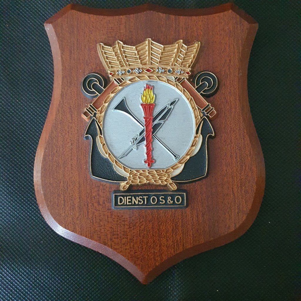 Wapenschildje O.S.& O, Verzenden, Marine, Nederland, Embleem of Badge