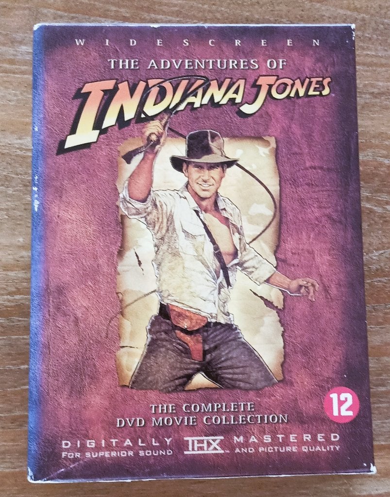 Indiana Jones dvd box, Vanaf 12 jaar, Ophalen of Verzenden, Zo goed als nieuw, Actie en Avontuur
