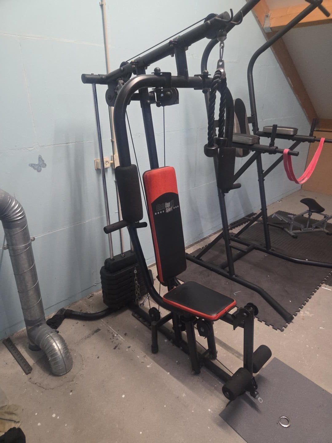Complete Home Gym – 4 Fitnessapparaten – Christopeit – €175, Sport en Fitness, Ophalen, Gebruikt, Benen, Overige typen