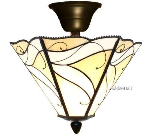 Plafonniere Tiffany Ø31cm Fairy Tale, Huis en Inrichting, Lampen | Hanglampen, Nieuw, Glas, Metaal, Overige materialen, Ophalen of Verzenden