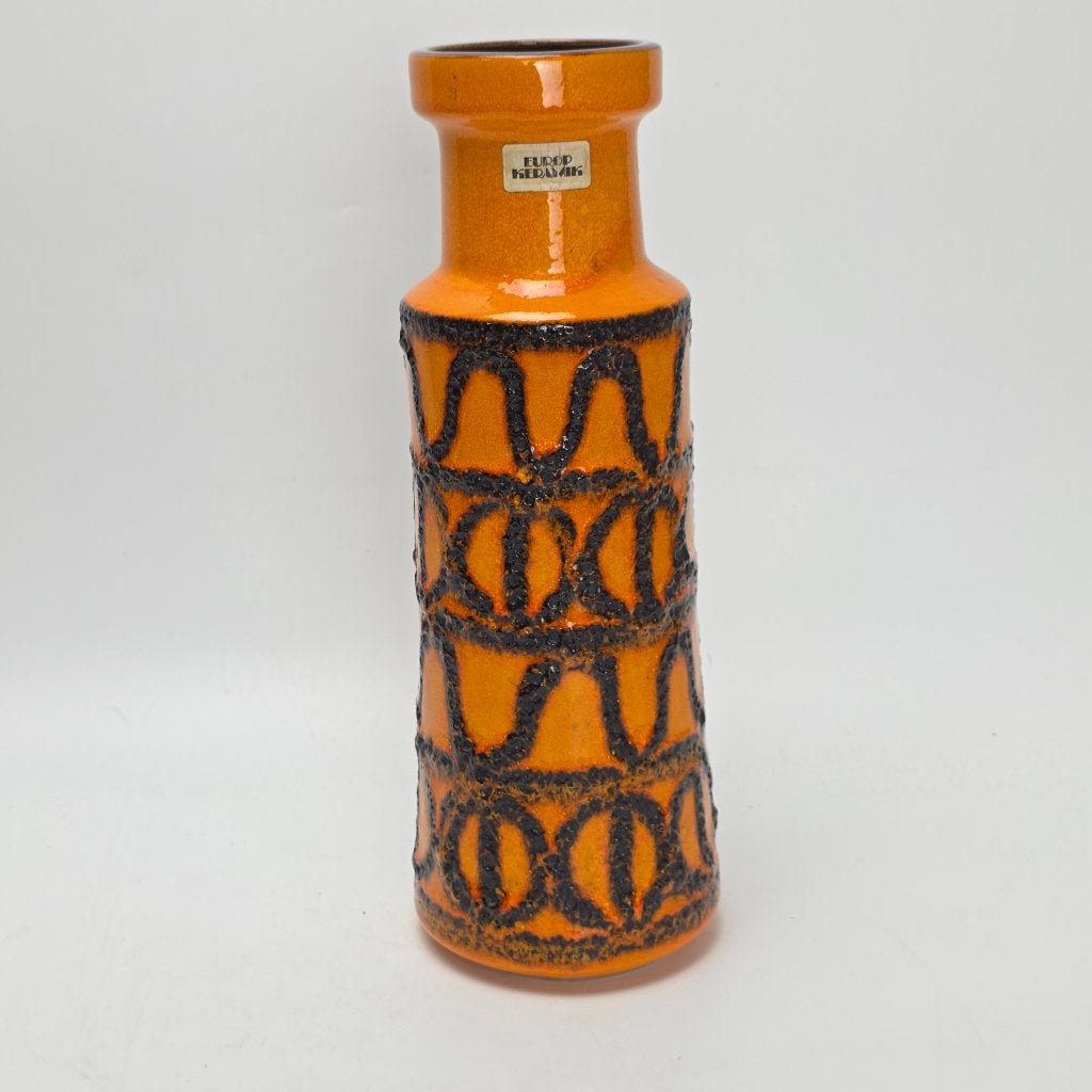 Vintage West-Duitse Fat Lava vaas. Scheurich 205-32, Ophalen of Verzenden