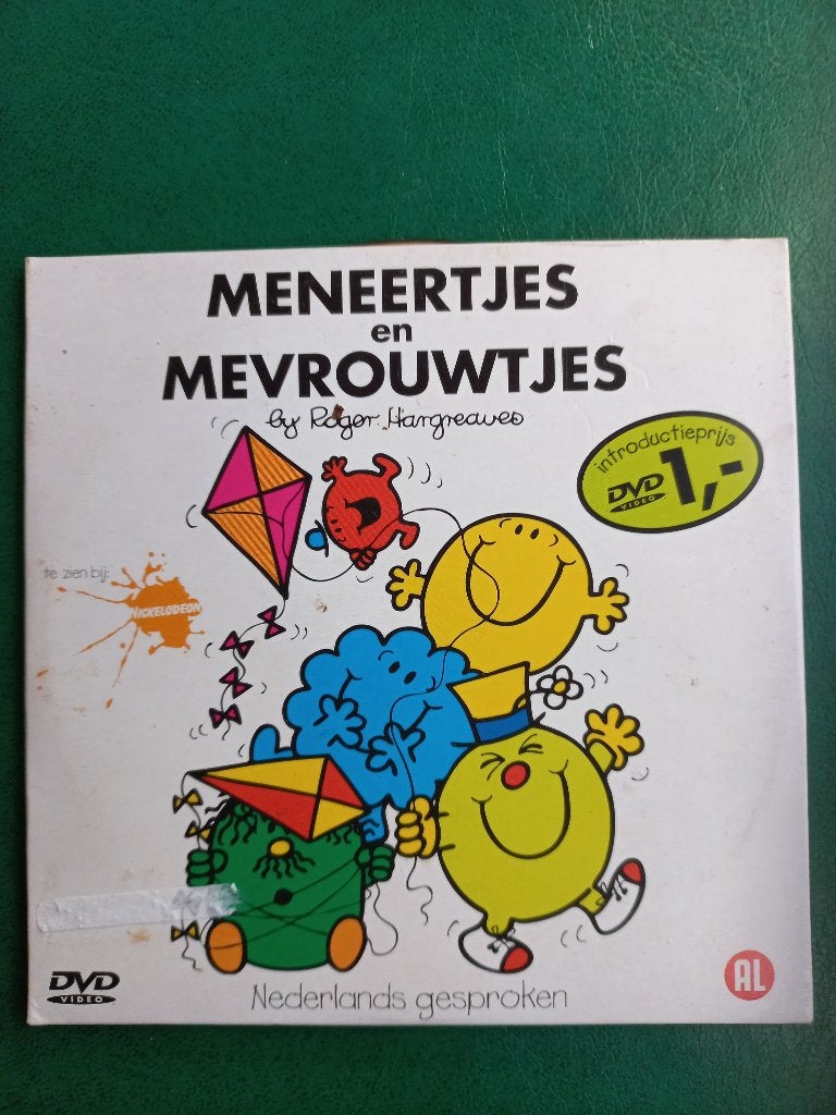 Meneertjes en mevrouwtjes, Europees, Tekenfilm, Alle leeftijden, Digipak
