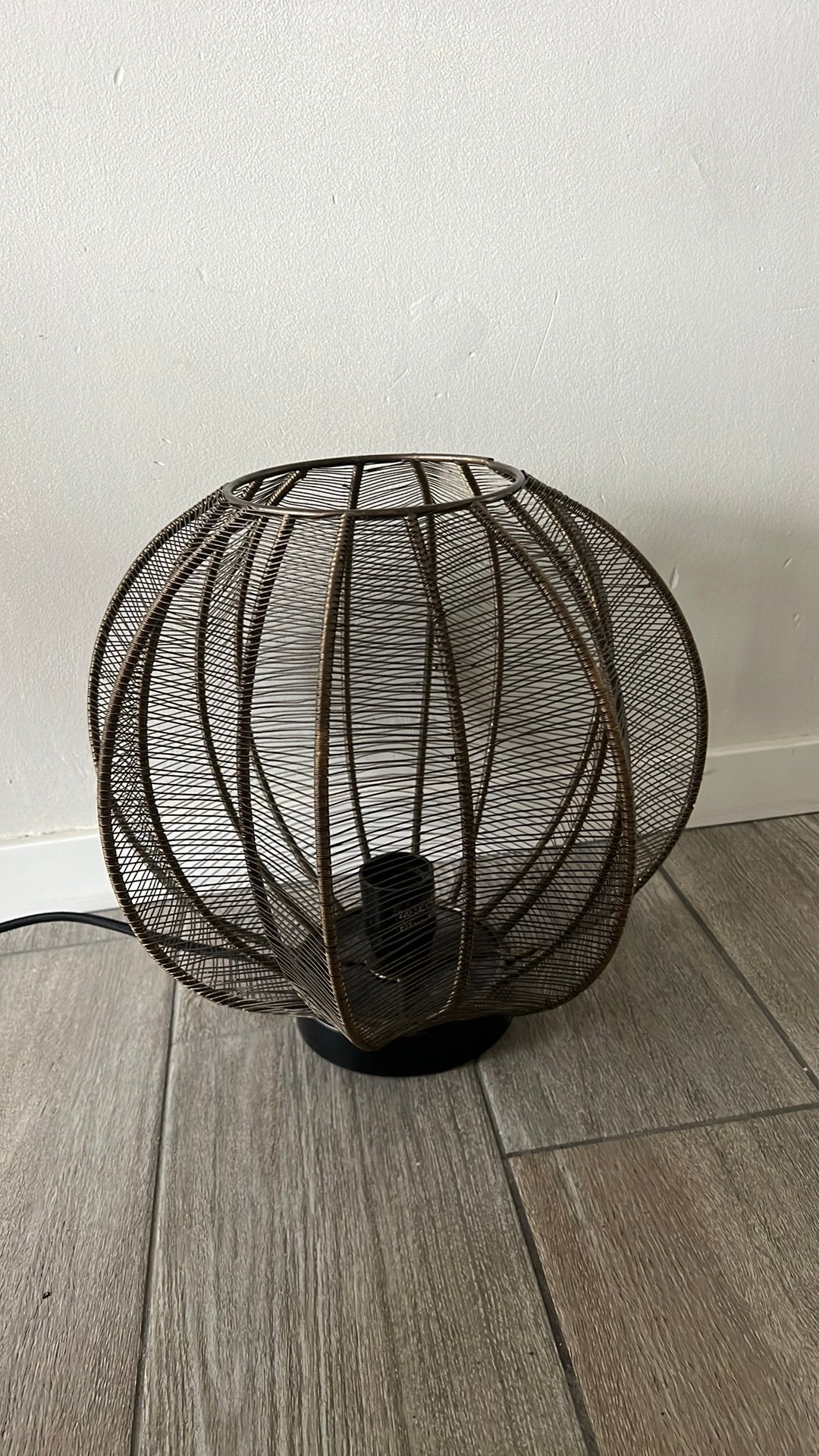 Bronze tafellamp, Dieren en Toebehoren, Ophalen of Verzenden, Zo goed als nieuw, Transportkoffer of -box