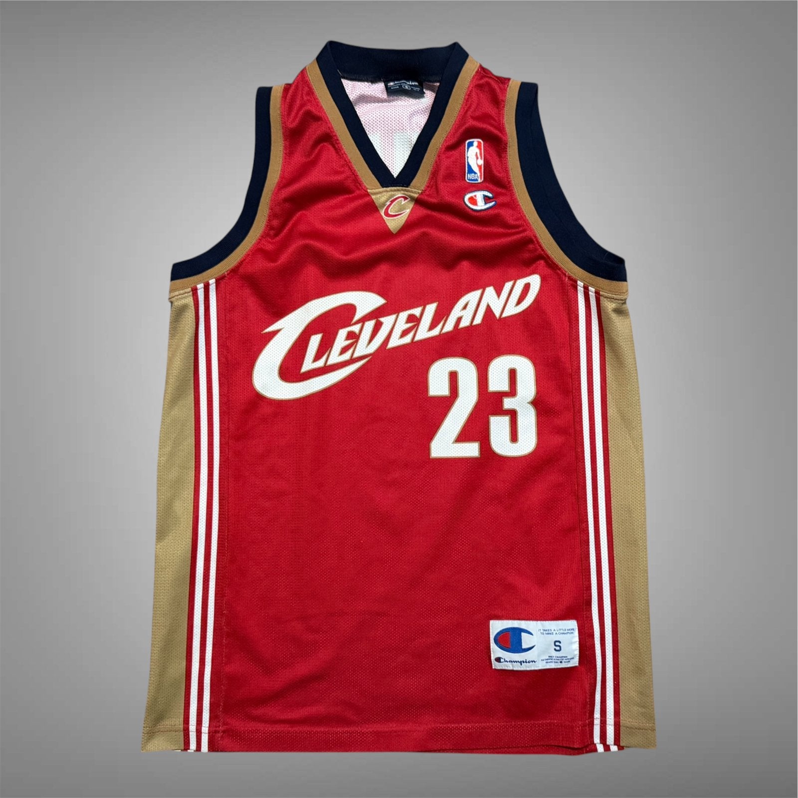 NBA x Champion LeBron James Cavs jersey maat S basketball, Ophalen of Verzenden, Kleding