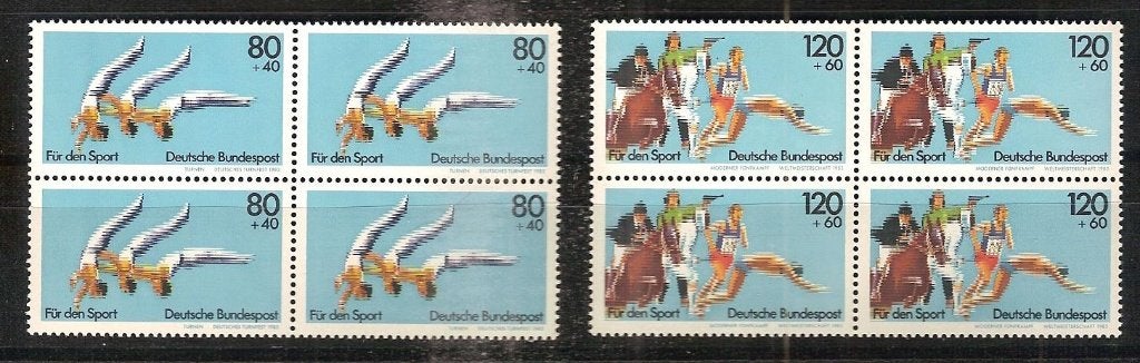 BRD 1172-1173 pf blok van 4, Postzegels en Munten, Ophalen of Verzenden, BRD, Postfris