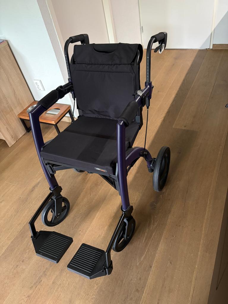 Rollz Motion 2.1 - Rolstoel en Rollator in één, Diversen, Rolstoelen, Ophalen, Inklapbaar, Nieuw, Duwrolstoel