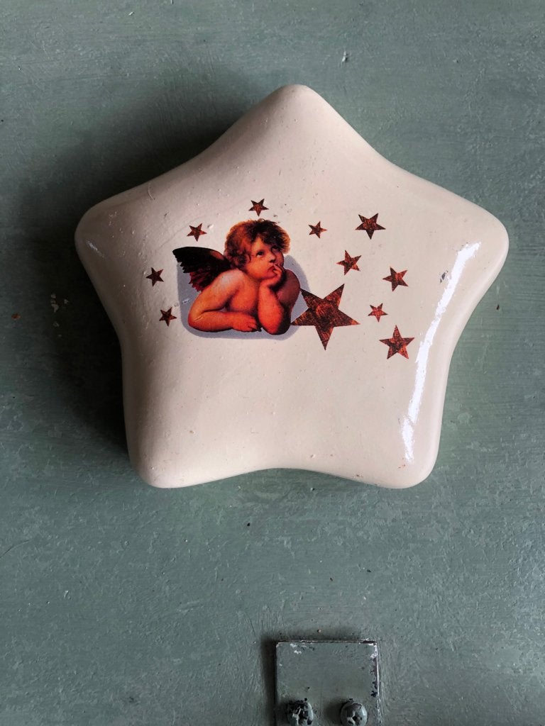 Engeltje op ster, Verzamelen, Ophalen of Verzenden, Gebruikt, Overige typen
