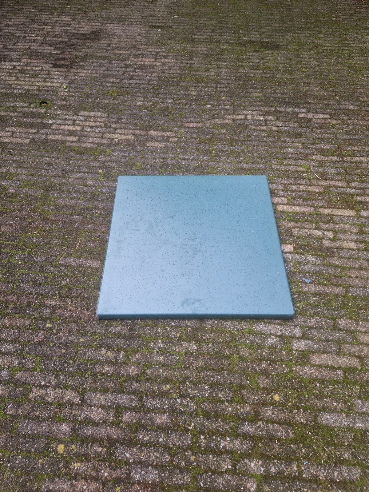 Tafelblad Werzalit 80x80 cm, Ophalen, Overige materialen, Gebruikt, 50 tot 100 cm