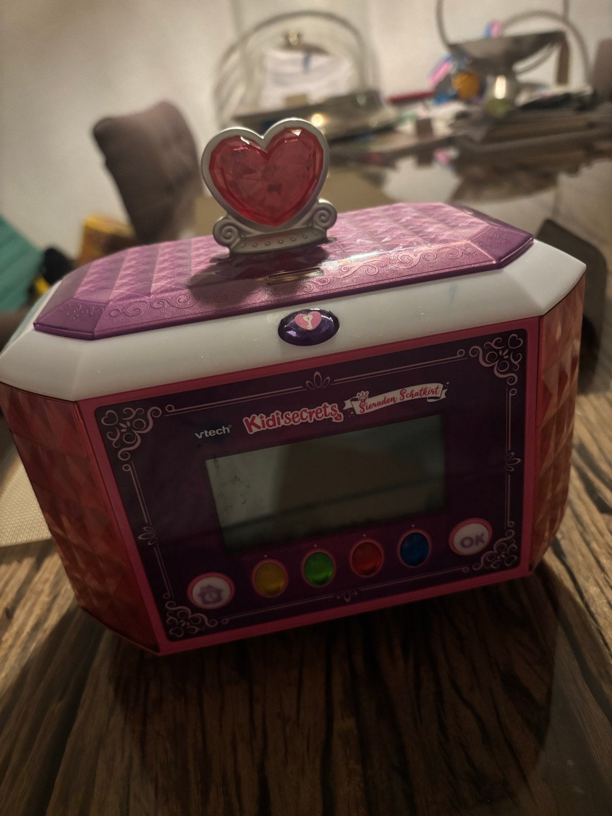 VTech KidiSecrets Sieraden Schatkist - Interactieve Doos, Ophalen of Verzenden, Gebruikt, Elektronica, Met licht