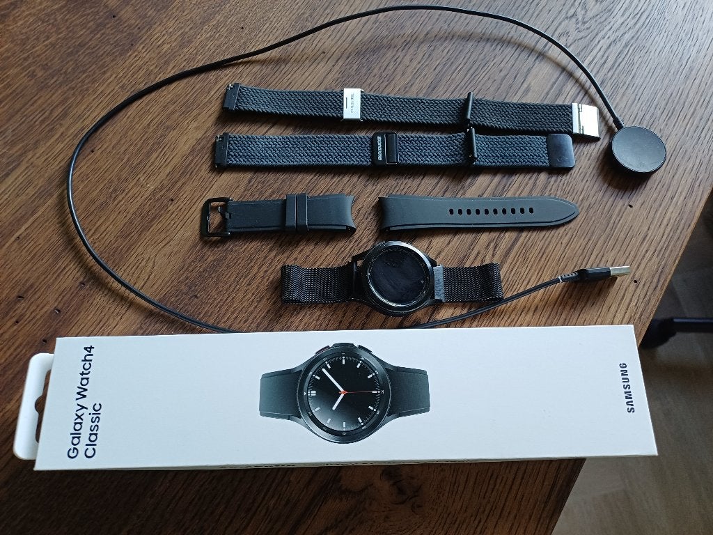 samsung galaxy watch 4 classic, Gebruikt, Zwart, Ophalen of Verzenden, Samsung