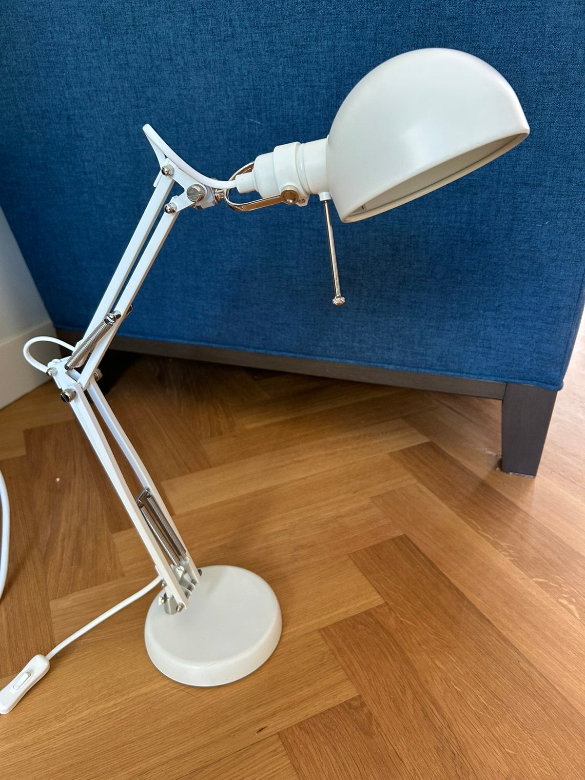 IKEA FORSA bureaulamp - wit, Ophalen, Zo goed als nieuw, Vergrootglas of Loep