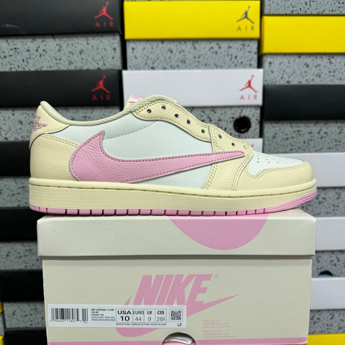 Nike Jordan 1 Travis Scott Shy Pink | Alle Kleuren | 36T/M47, Kleding | Dames, Schoenen, Ophalen of Verzenden, Nieuw, Overige kleuren
