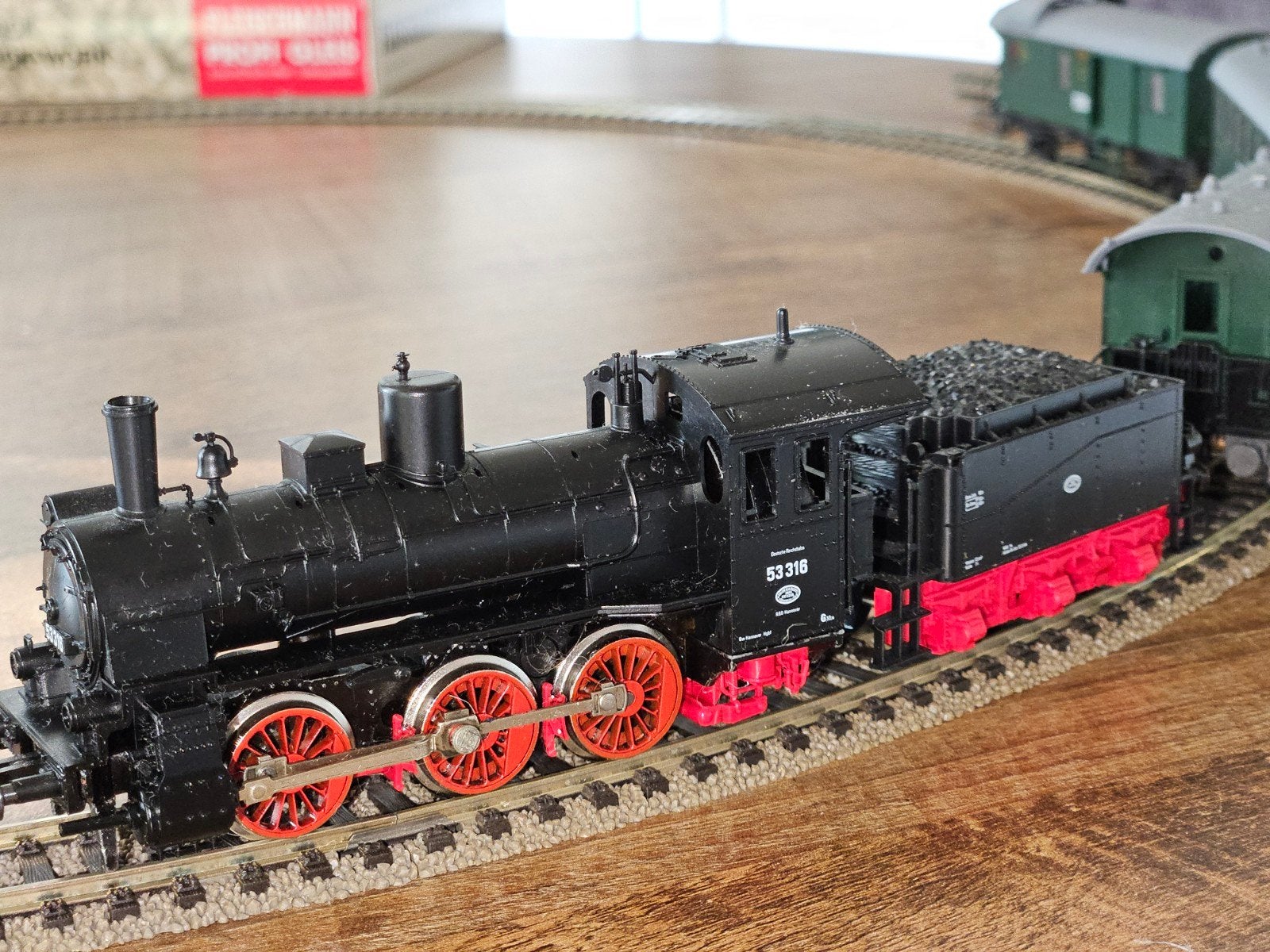Fleischmann Startset 6368 met stoomlocomotief en wagons, Hobby en Vrije tijd, Treinset, Gelijkstroom, Fleischmann, Ophalen of Verzenden