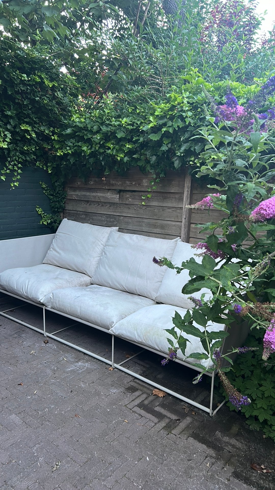 Ikea HAVSTEN Tuinbank loungebank - 3-zits, Tuin en Terras, Ophalen, Gebruikt, Metaal