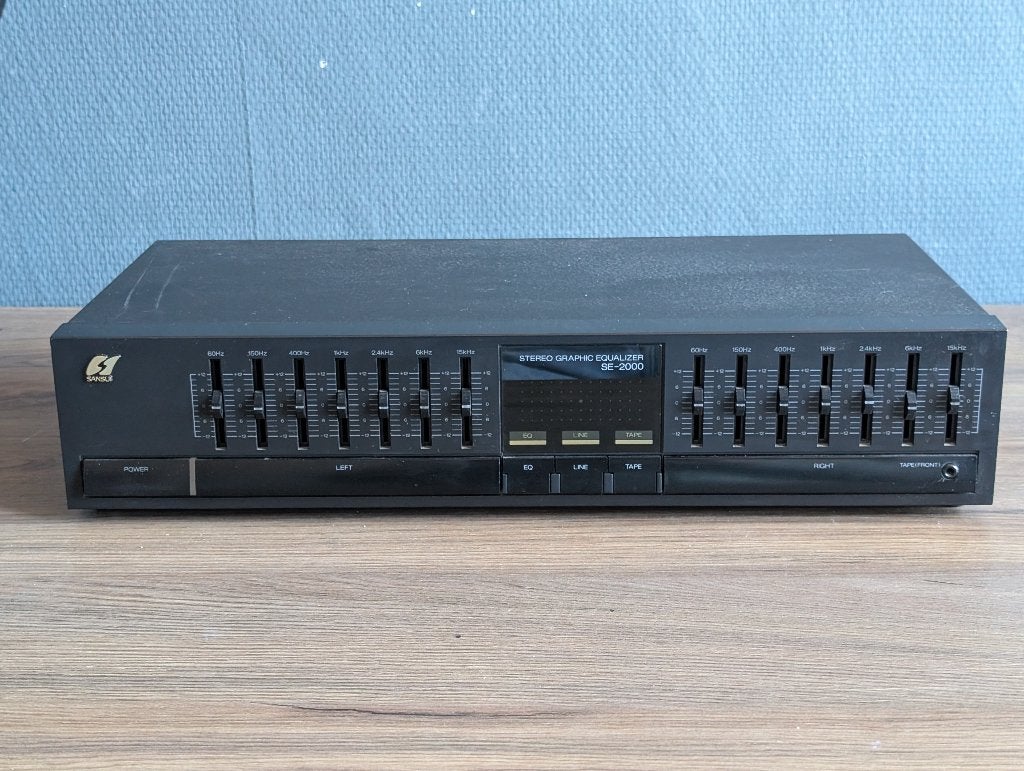 Sansui SE-2000 Equalizer - Zeldzaam!, Overige merken, Cd-speler, Zo goed als nieuw, Losse componenten