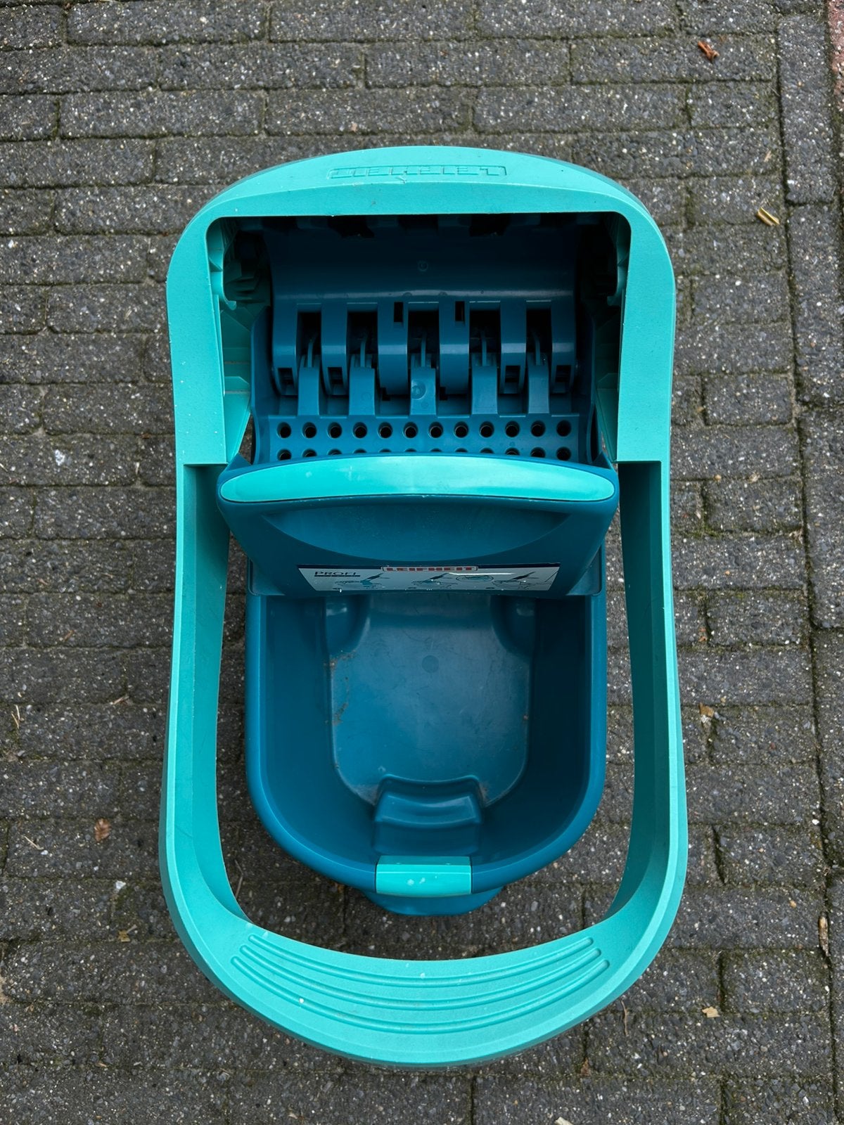 Leifheit dweilemmer met pers, Ophalen, Gebruikt, Kunststof, Met handgreep