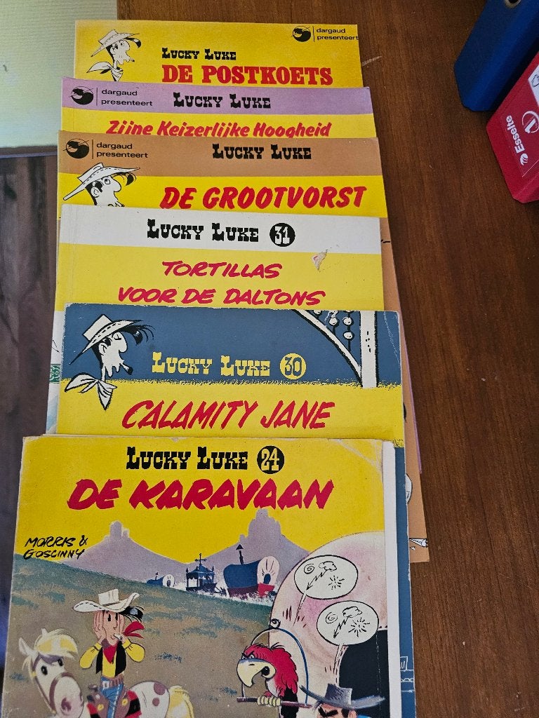 Lucky Luke, Meerdere stripboeken, Ophalen of Verzenden, Gelezen