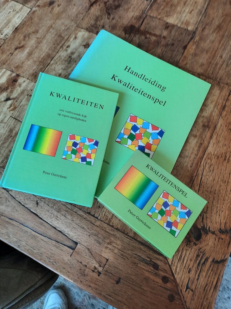 Kwaliteitenspel Peter Gerrickens - Boek, Handleiding & Spel, Ophalen of Verzenden, Zo goed als nieuw, Peter Gerrickens