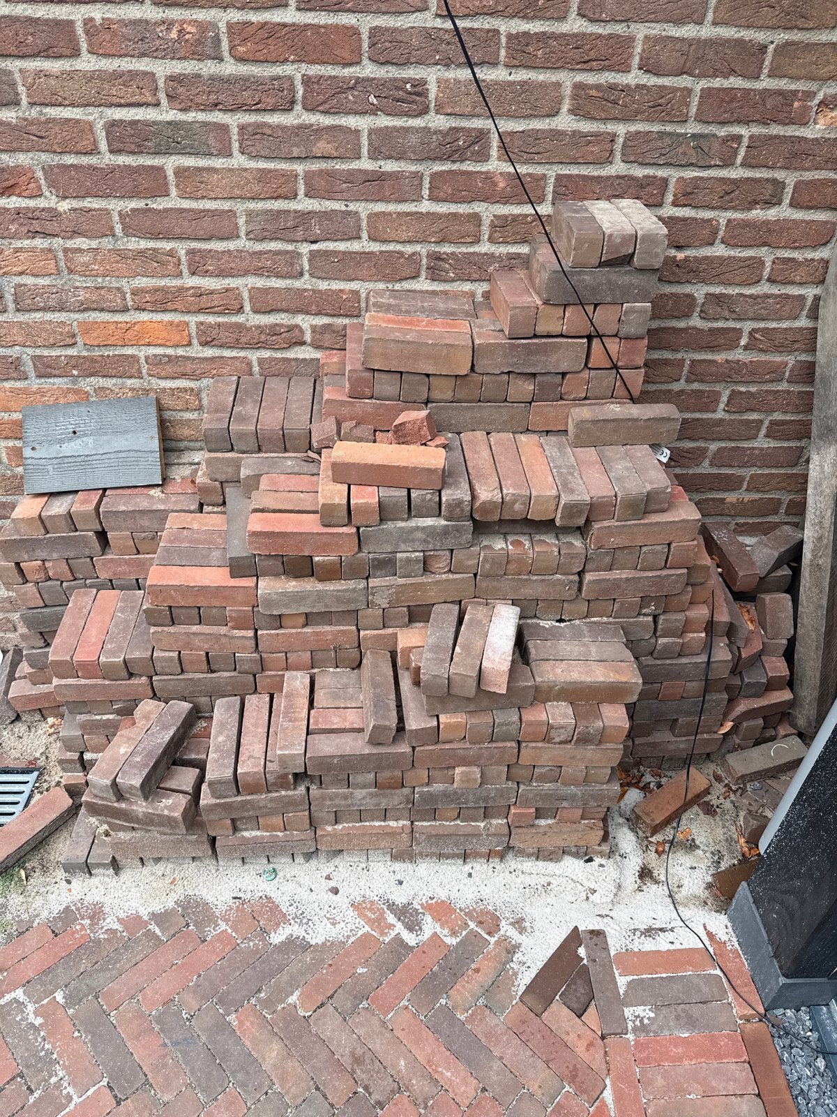 Gebruikte klinkers voor bestrating, Ophalen, Gebruikt, Klinkers, 5 tot 10 m²