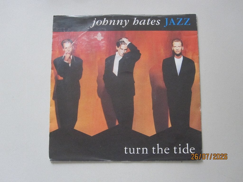 JOHNNY HATES JAZZ - turn the tide - vinyl 7", Gebruikt, 7 inch, Ophalen of Verzenden, Pop