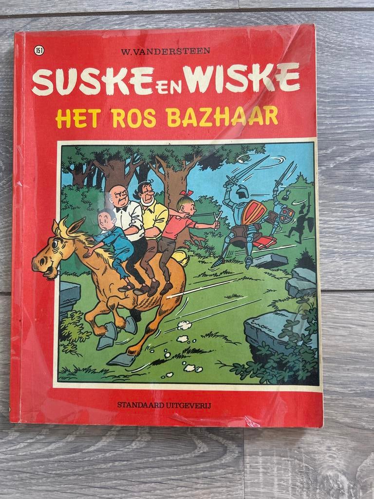 Suske en Wiske - Het Ros Bazhaar (met naam), Eén stripboek, Ophalen of Verzenden, Gelezen