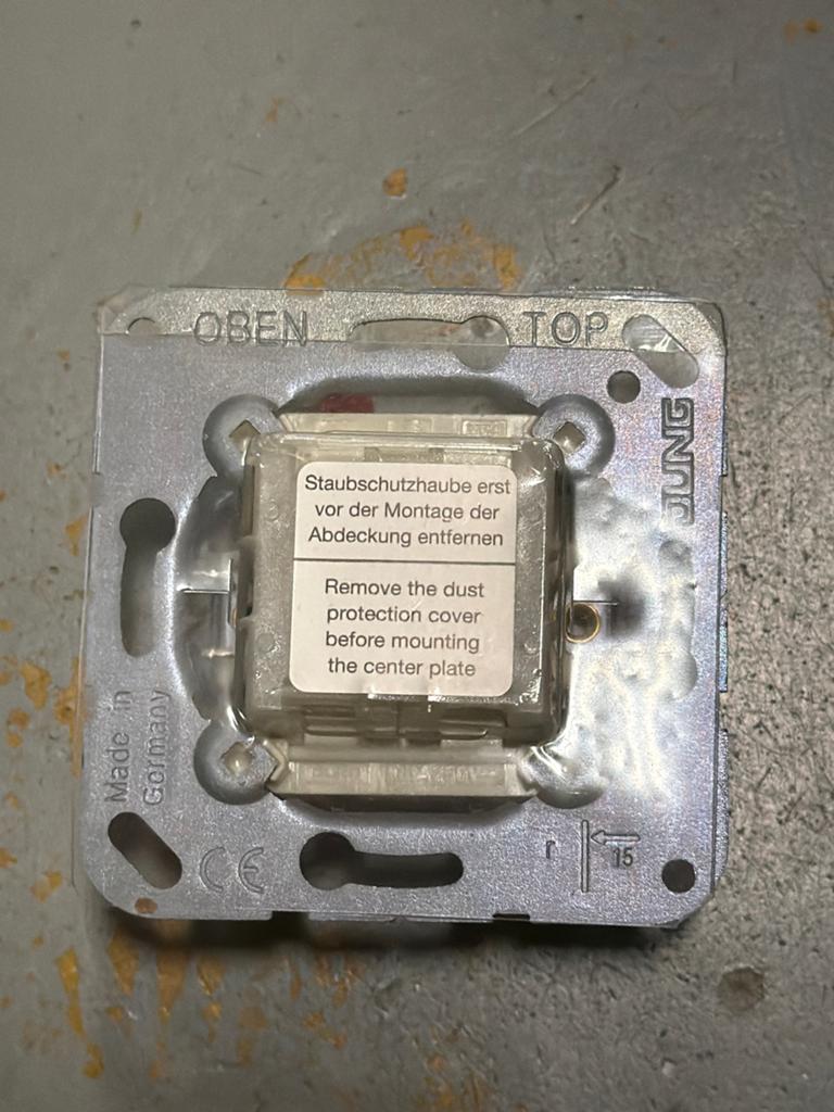 JUNG 505ETU - Dubbele tipschakelaar serie - nieuw 3 stuks, Ophalen of Verzenden, Nieuw, Schakelaar