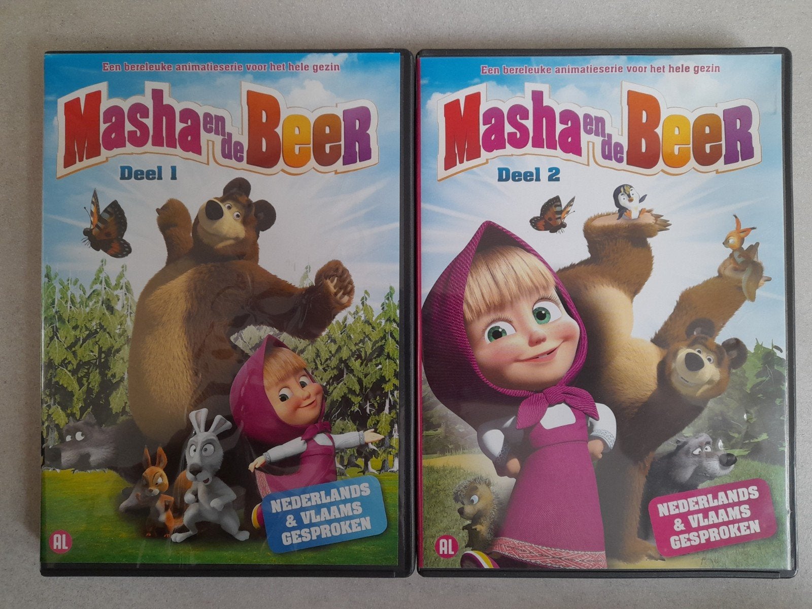 Masha en de beer dvd. Nieuwstaat!, Ophalen of Verzenden, Zo goed als nieuw, Animatie, Tv-serie