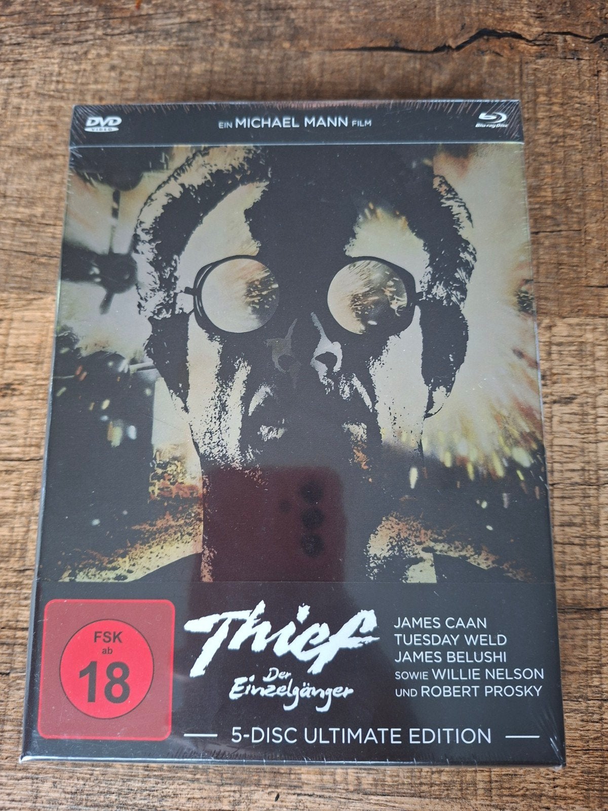 Thief - Der Einzelgänger 5-Disc Ultimate Edition Blu-ray/DVD, Cd's en Dvd's, Vanaf 18 jaar, Actiethriller, Ophalen of Verzenden