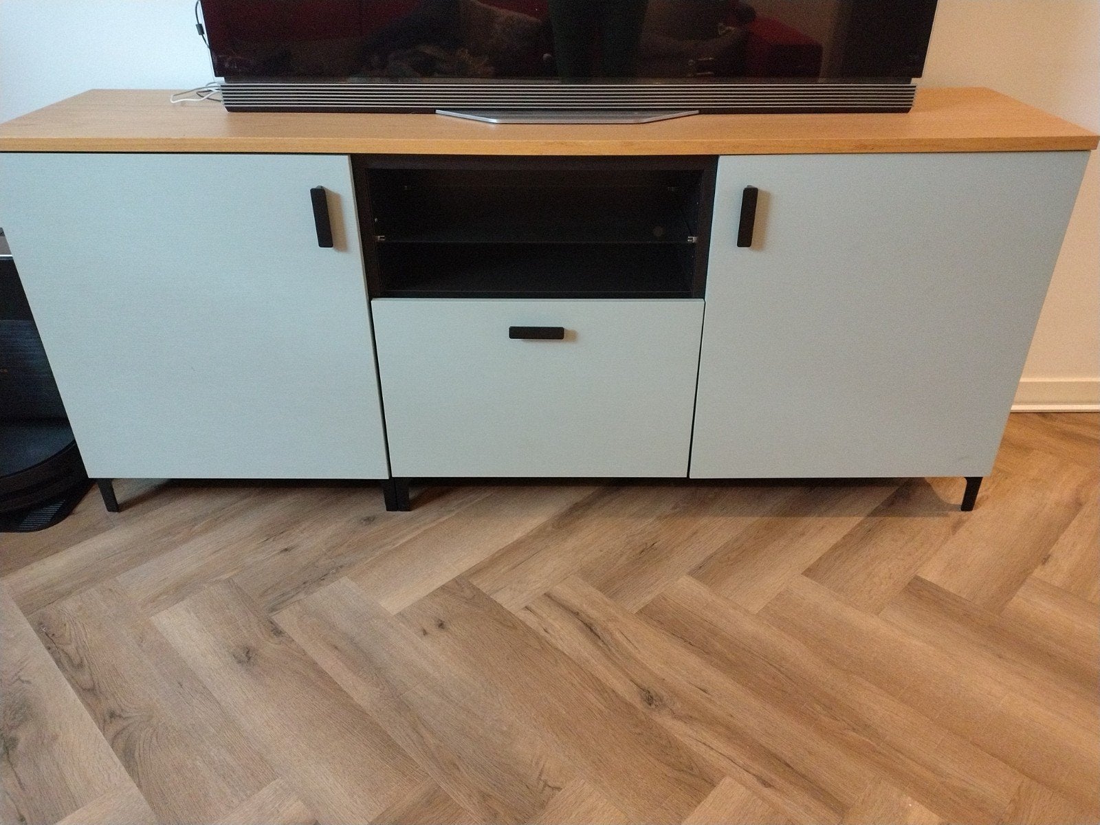 IKEA Besta dressoir/tv-meubel 1.80m breed, Ophalen, 150 tot 200 cm, Zo goed als nieuw, Minder dan 100 cm