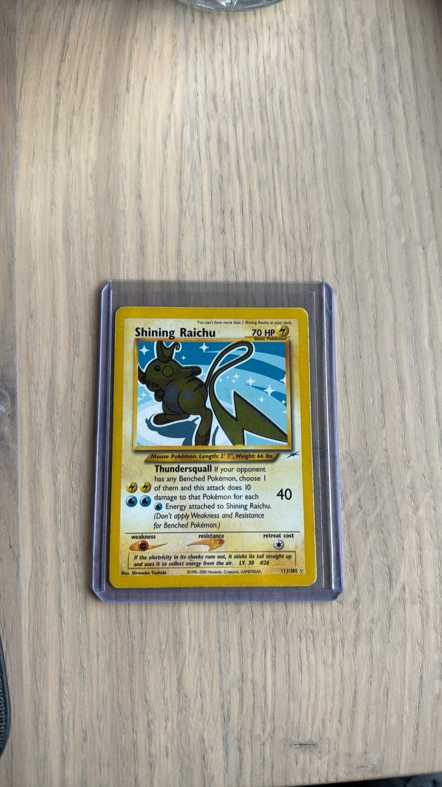 Shining raichu, Ophalen of Verzenden, Zo goed als nieuw