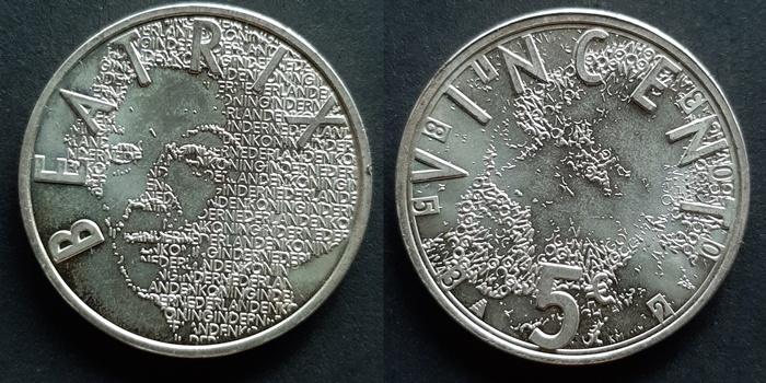 5 euro  2003 van Gogh zilver, Postzegels en Munten, Munten | Nederland, Verzenden, Koningin Beatrix, Euro's, Zilver