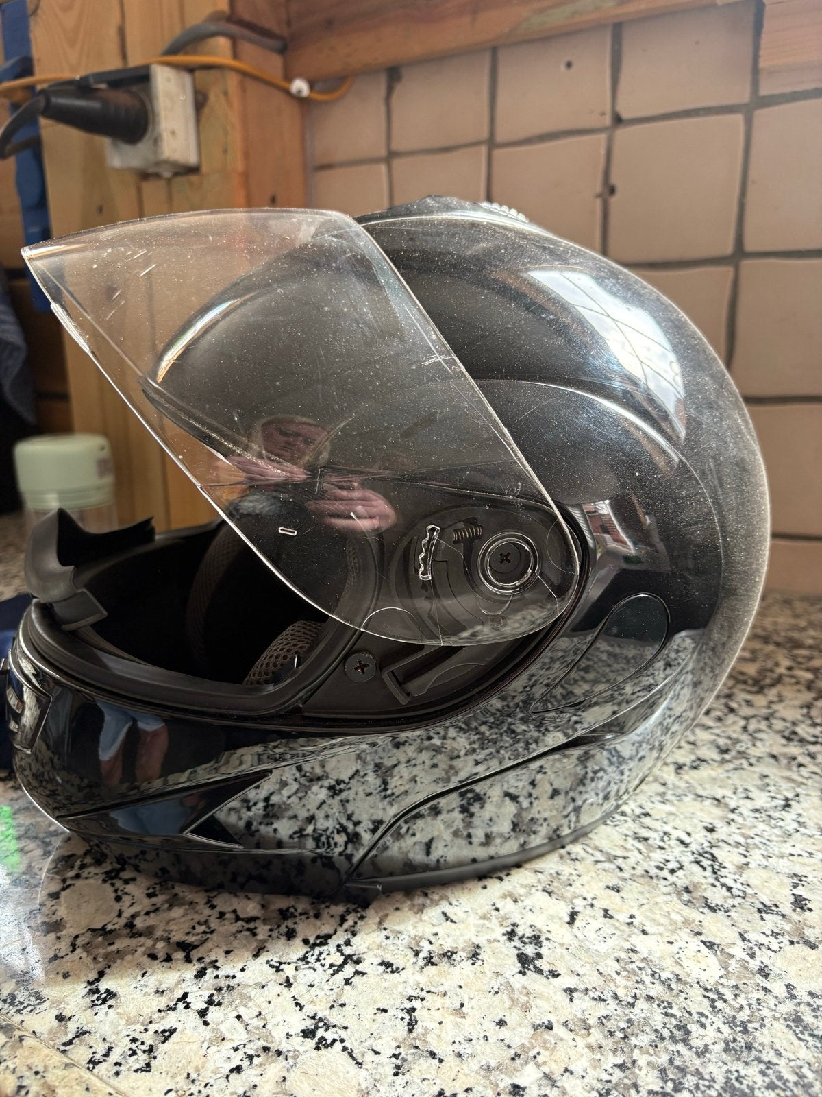 B-SQUARE Integraalhelm Zwart Maat M, Motoren, Overige merken, M, Heren, Ophalen of Verzenden