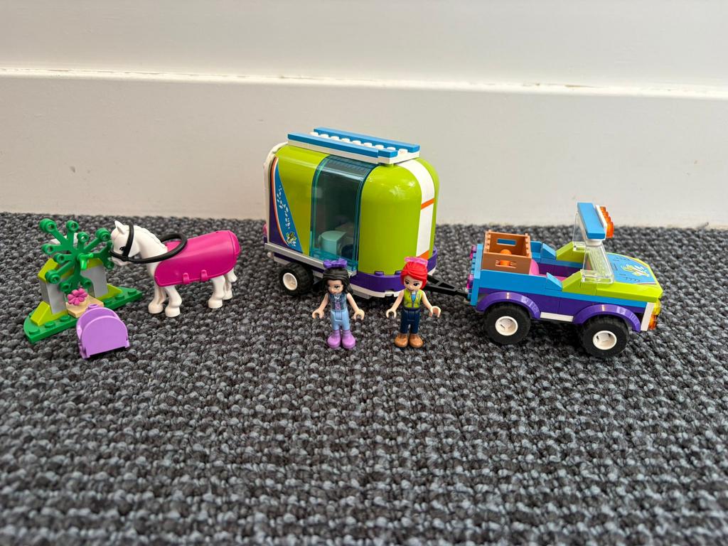 LEGO Friends Paardentrailer set 41371, Gebruikt, Lego, Friends, Ophalen of Verzenden