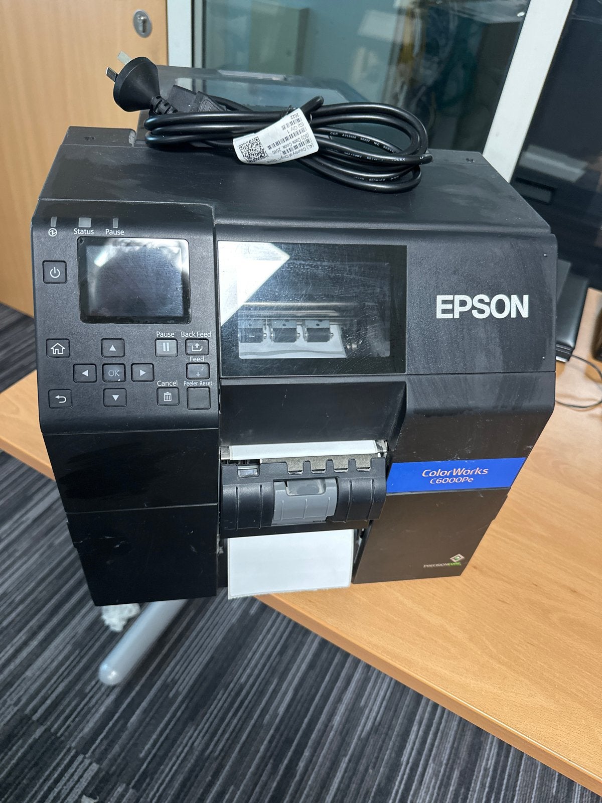 Epson ColorWorks CW-C6000Pe kleurenlabelprinter, Computers en Software, Ophalen, Gebruikt, Printer, Inkjetprinter