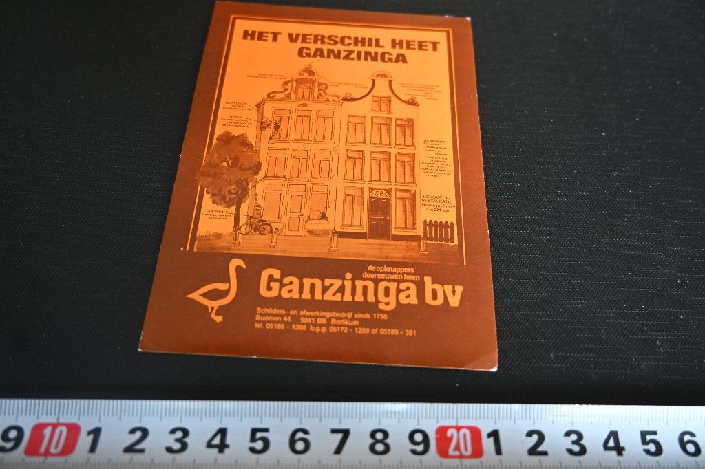 sticker Berlikum GANZINGA BV  de opknappers, Ophalen, Zo goed als nieuw