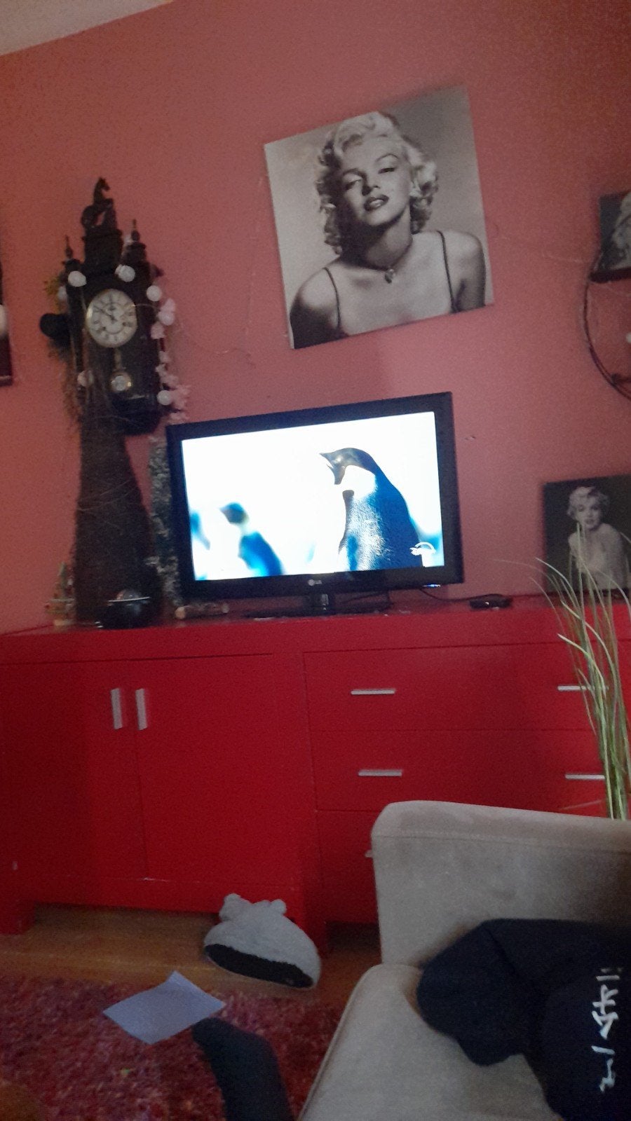 32 inch LG tv met android kastje, Ophalen, 50 Hz, LG