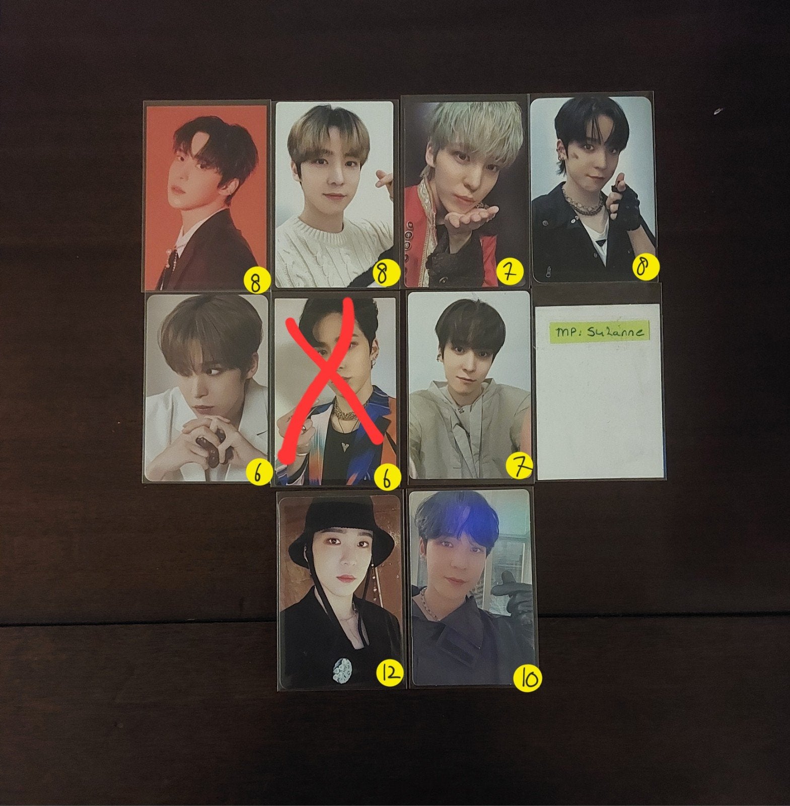 WTS/WTT | ATEEZ Kaarten/Cards | Yunho | POB LIMITEDS, Ophalen of Verzenden, Zo goed als nieuw, Meerdere plaatjes