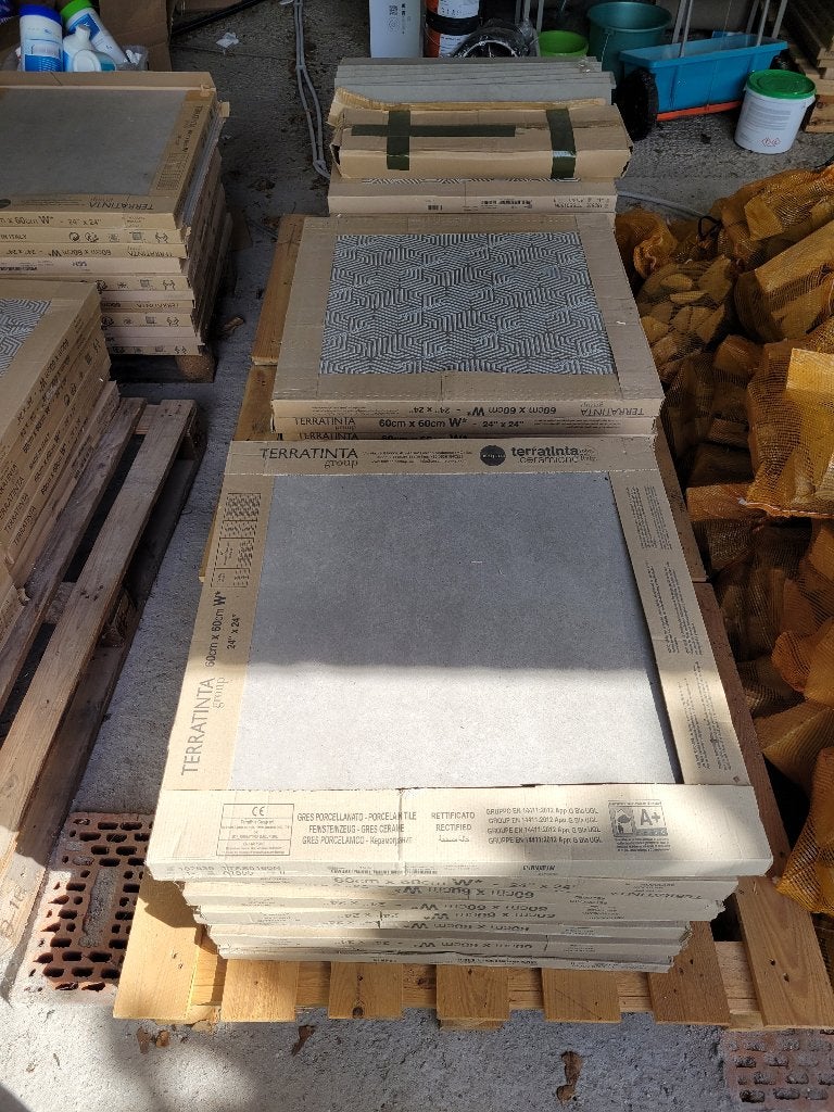Terratinta / Carolot Softstone vloertegels + plinten, Ophalen, Nieuw, 10 m² of meer, Vloertegels