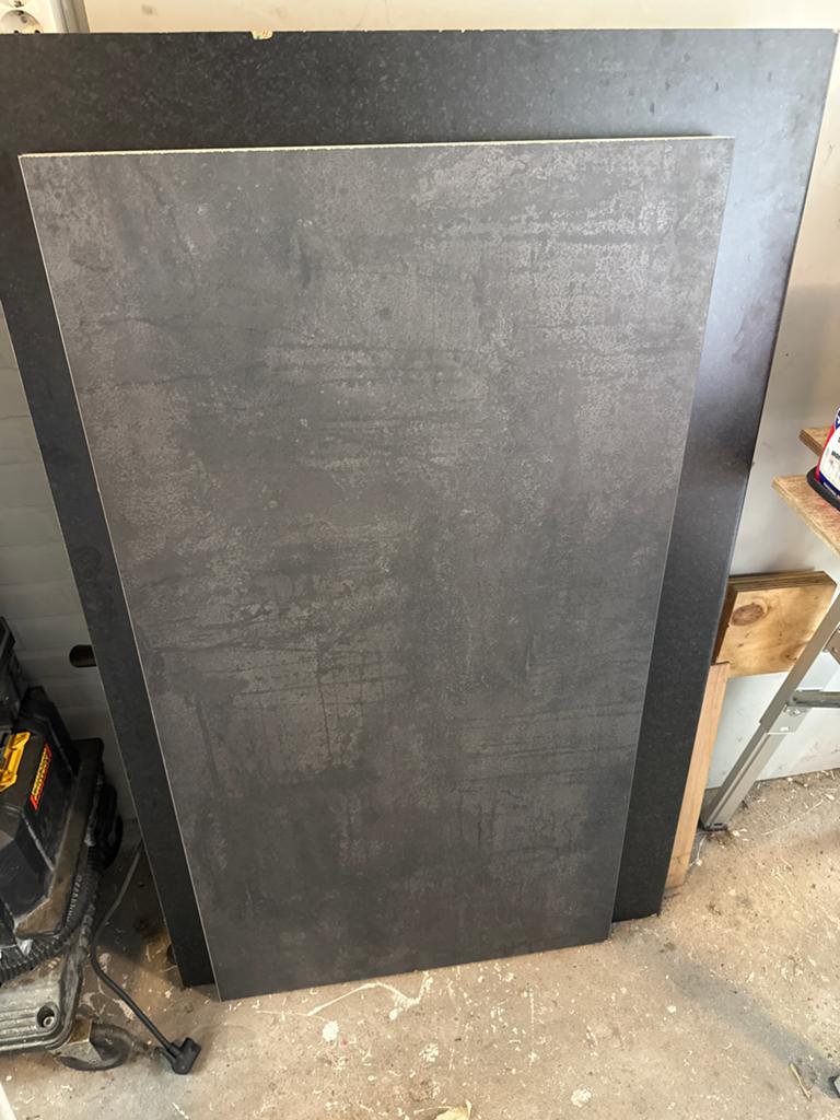 Antraciet aanrechtblad 63.5x118.5cm - Nieuw, Ophalen, 100 tot 150 cm, Nieuw, Minder dan 100 cm