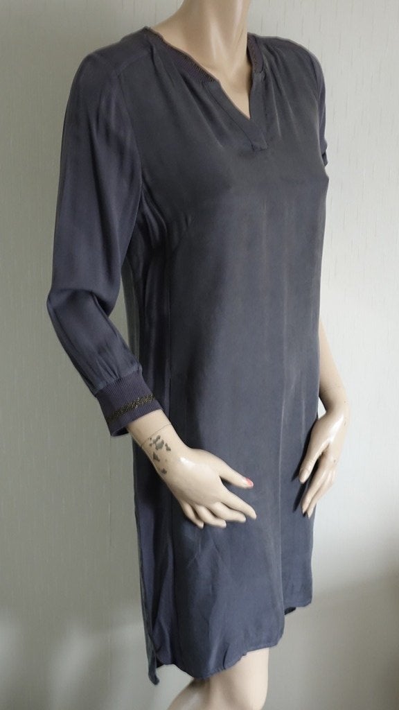 nieuwe grijze SANDWICH jurk, Verzenden, Nieuw, Maat 34 (XS) of kleiner, Grijs