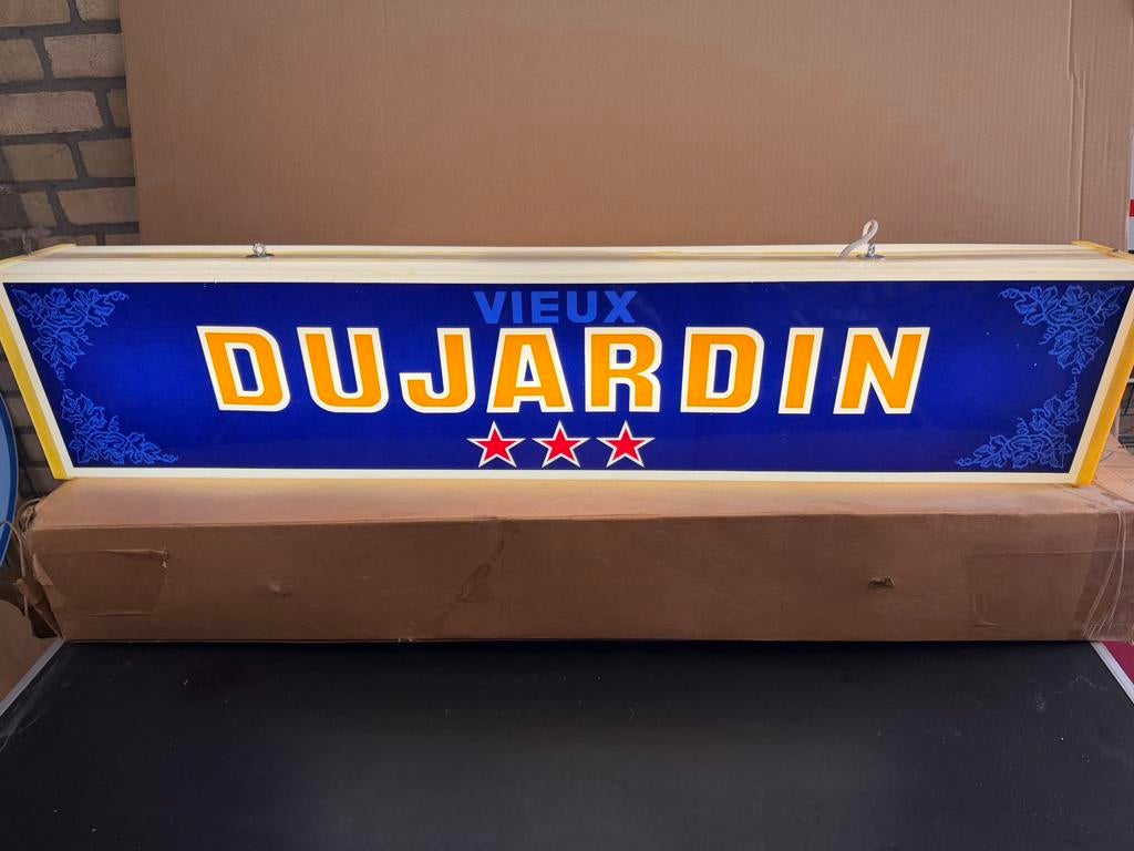 Vieux  Dujardin Lichtreclame Nieuw in doos, I, Lichtbak of (neon) lamp, Nieuw, Ophalen of Verzenden