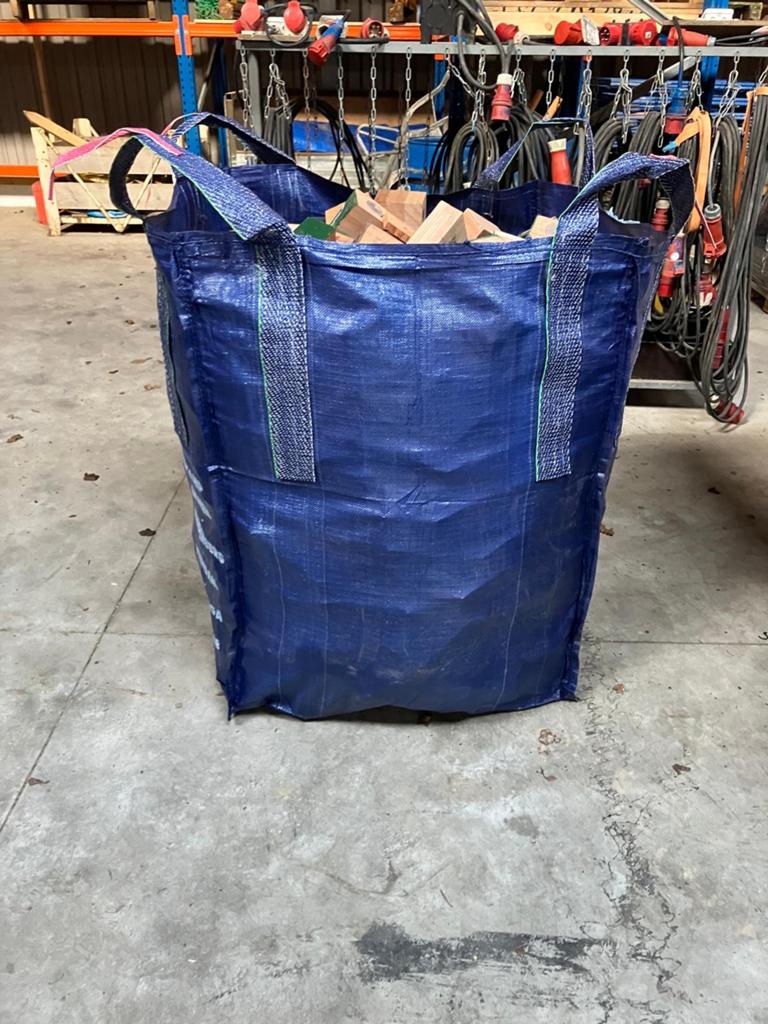 Big bag vol hardhout - openhaardhout, Minder dan 3 m³, Ophalen of Verzenden, Overige houtsoorten, Blokken
