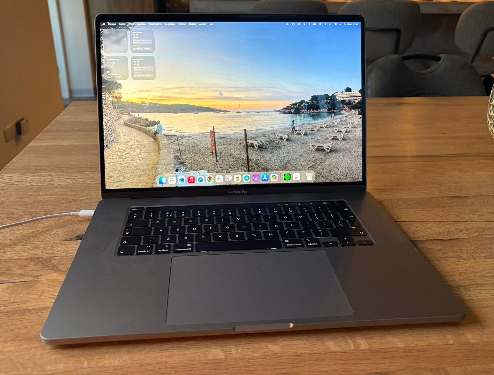 Apple MacBook Pro 16 inch 2019 | i9 | 16GB | 1TB | Topstaat, Computers en Software, 1 TB of meer, 2 tot 3 Ghz, Qwerty, Zo goed als nieuw