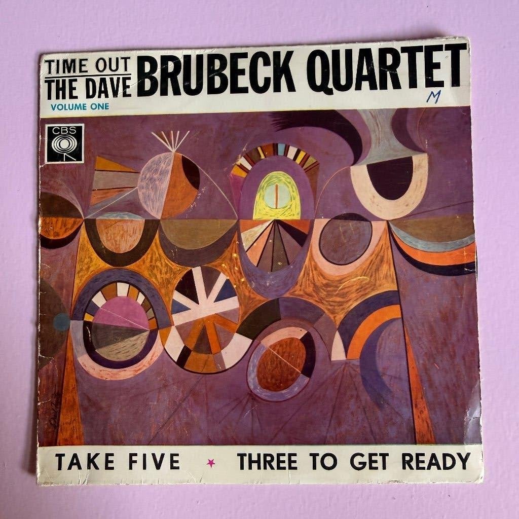 The Dave Brubeck Quartet - Time Out Vol. 1 | 7" EP, Gebruikt, Overige formaten, Ophalen of Verzenden, EP